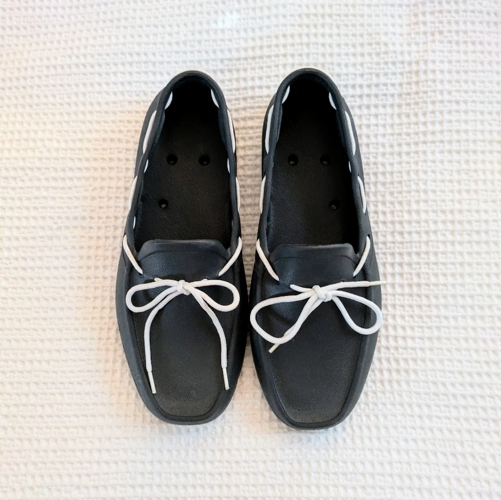 Tucket Men's Boat Shoes Navy Size 9 Deck Shoes Loafers